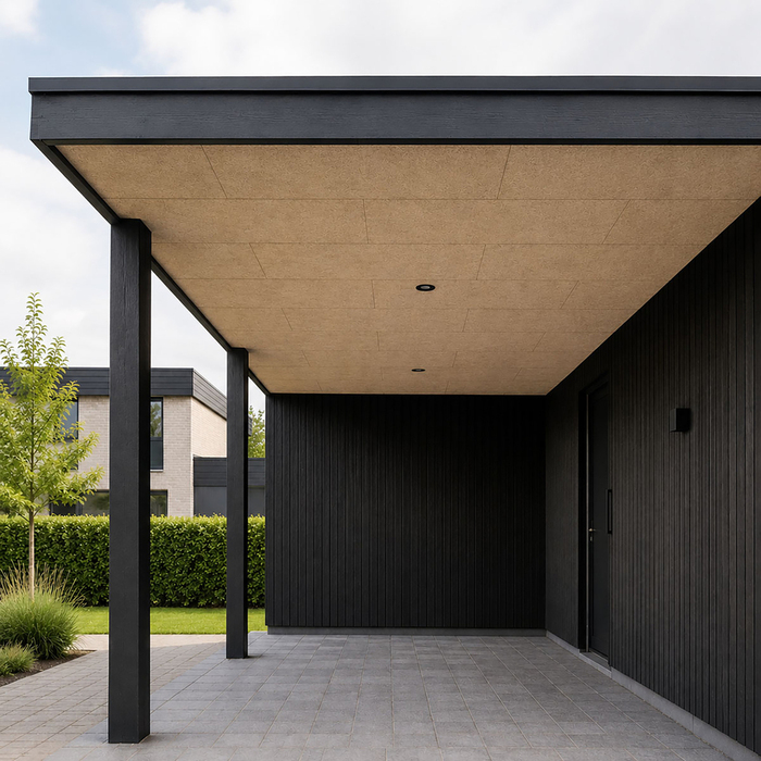 Træbeton K5 natur 600 x 1200 mm